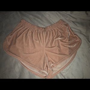 brandy melville velvet shorts